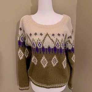 Wool "ski" sweater